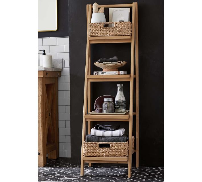 Benchwright Ladder Floor Storage Pottery Barn