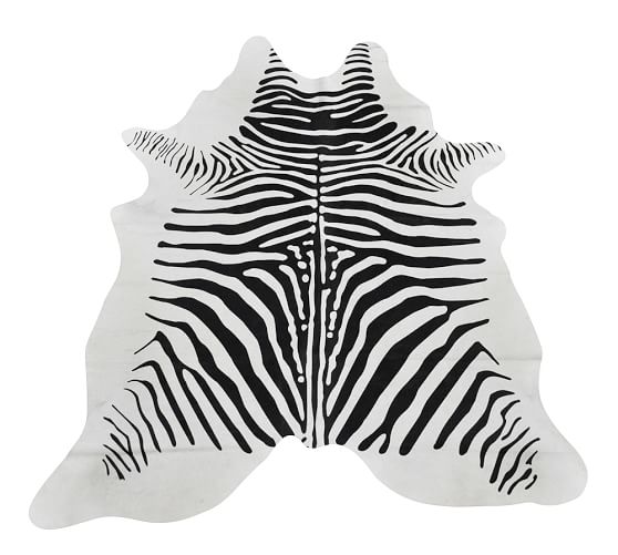 Zebra Pattern Hide Rug Pottery Barn Zebra Pattern Hide Rug Pottery Barn