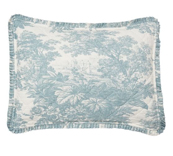 Matine Toile Quilt Shams Pottery Barn