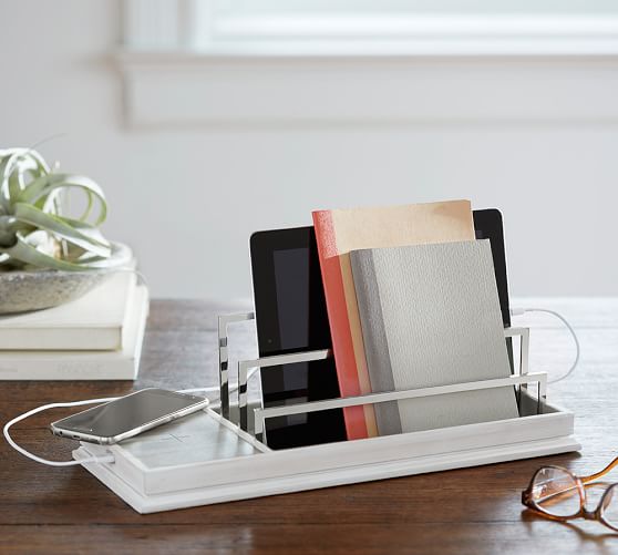Wireless Charging Station With Usb Port Pottery Barn