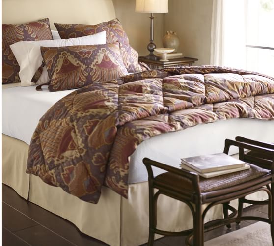 Brennan Ikat Comforter Shams Pottery Barn