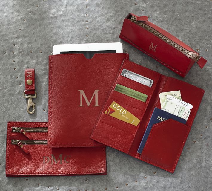 Rio Leather Makeup Bag | Pottery Barn