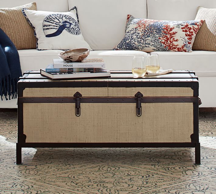 Ludlow Trunk Coffee Table Pottery Barn