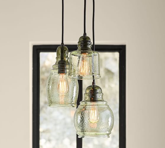 Paxton Gl 3 Light Pendant Pottery Barn Paxton Gl 3 Light Pendant Pottery Barn