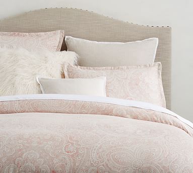 Soft Rose Vanessa Printed Tencel Patterned Duvet Cover Sham