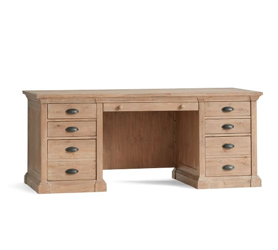 Lucca Executive Desk, Office Desk Pottery Barn