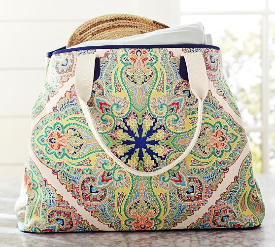 Penelope Paisley Weekender Tote Bag Pottery Barn