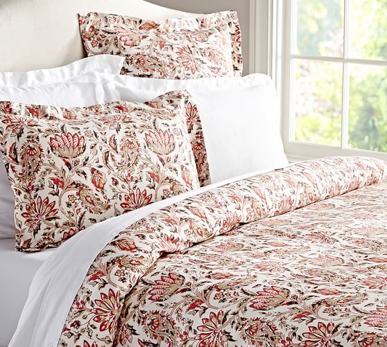 Octavia Paisley Patterned Duvet Cover Sham Pottery Barn