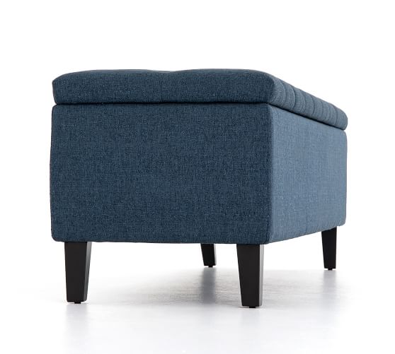 Jay Tufted Storage Bench Pottery Barn