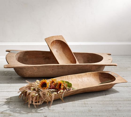Antique Wooden Dough Bowls Pottery Barn Antique Wooden Dough Bowls Pottery Barn