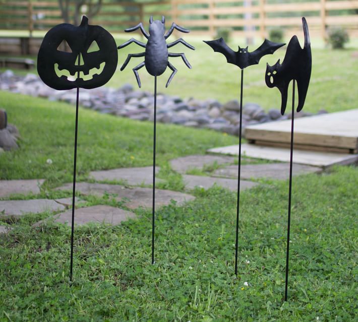 Halloween Yard Stakes Set of 4 Pottery Barn