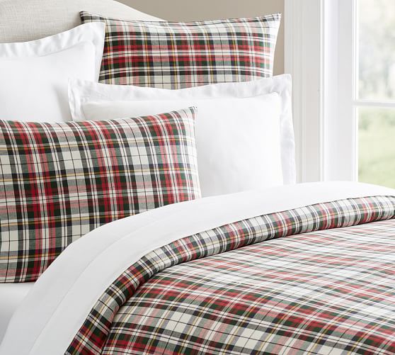 Denver Plaid Yarn Dyed Cotton Patterned Duvet Cover Sham