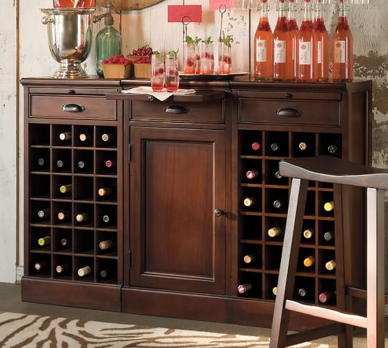 Build Your Own Modular Bar Cabinets Pottery Barn