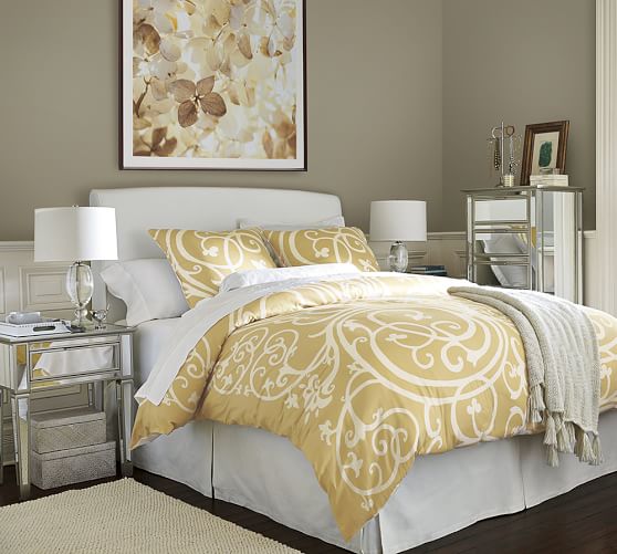 Park Mirrored 1 Drawer Nightstand Pottery Barn