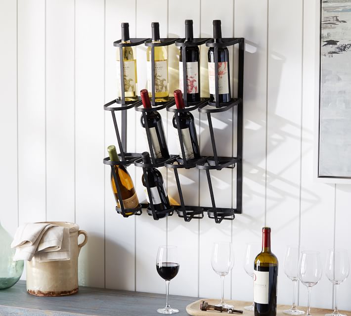 Vintage Blacksmith Wall Wine Rack Pottery Barn Vintage Blacksmith Wall Wine Rack