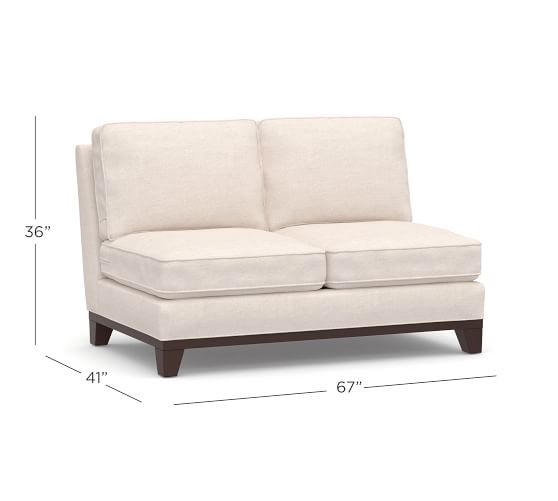 Build Your Own Seabury Upholstered Sectional Components Pottery Barn