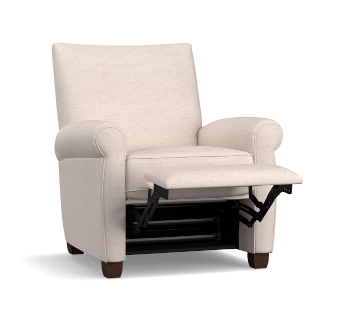 Grayson Upholstered Recliner Pottery Barn
