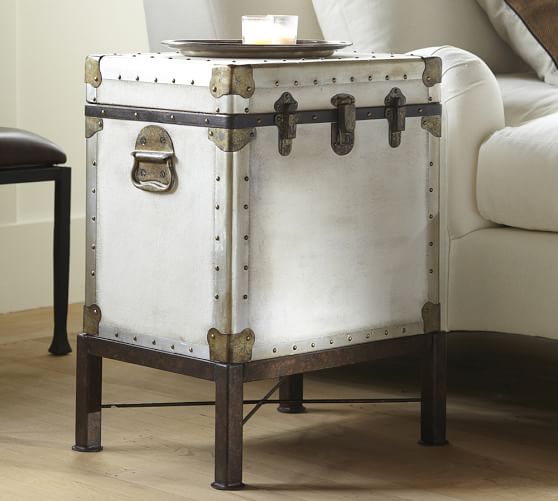 Ludlow Trunk End Table Pottery Barn