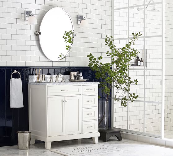 Kensington Pivot Oval Wall Mirror Pottery Barn Kensington Pivot Oval Wall Mirror