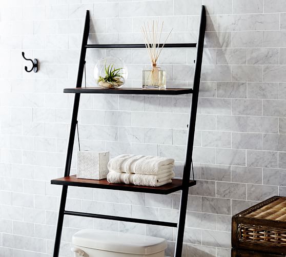 Rustic Over The Toilet Etagere Pottery Barn