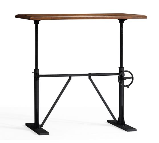 Pittsburgh Crank Standing Desk Office Desk Pottery Barn