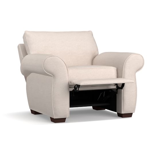 Pearce Upholstered Recliner Chair Pottery Barn