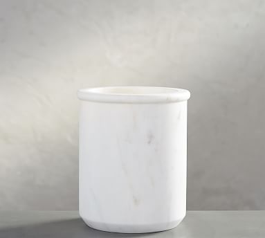 White Marble Kitchen Utensil Holder Accessories White Marble Kitchen Utensil Holder
