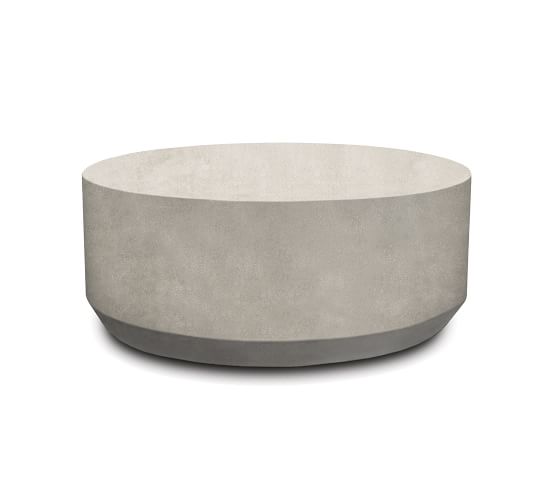 Temple Concrete Coffee Table Pottery Barn