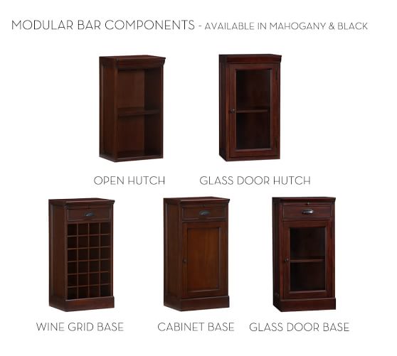 Build Your Own Modular Bar Cabinets Pottery Barn