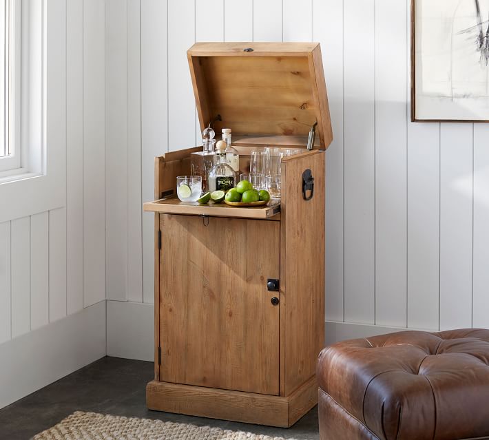Woodcliff Rustic Bar Bar Furniture Pottery Barn