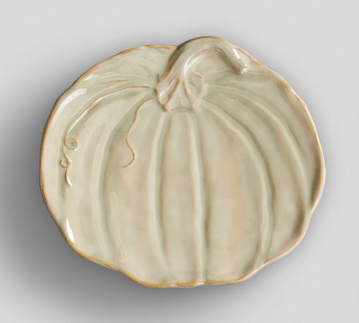 Rustic Pumpkin Appetizer Plate, Set of 4 Pottery Barn