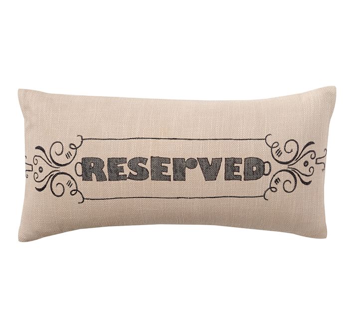 Reserved Lumbar Pillow Cover Pottery Barn