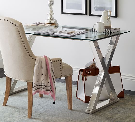 Ava Metal Desk Office Pottery Barn Ava Metal Desk Office Pottery Barn