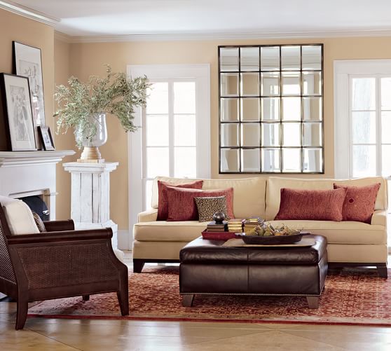 Seabury Upholstered Sleeper Sofa With Memory Foam Mattress Seabury Upholstered Sleeper Sofa With