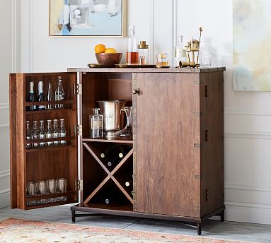 Timor Bar Cabinet Bar Furniture Pottery Barn