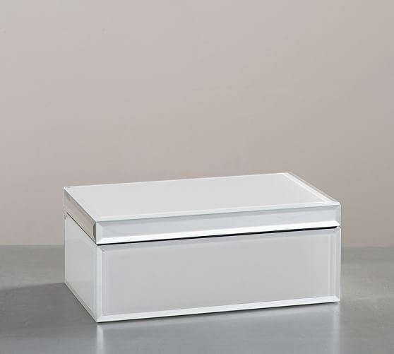 Josie Mirrored Small Jewelry Box Pottery Barn Josie Mirrored Small Jewelry Box