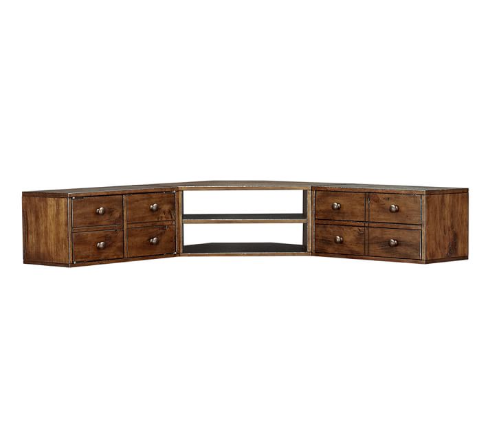 Printer's Corner Desk Hutch Pottery Barn