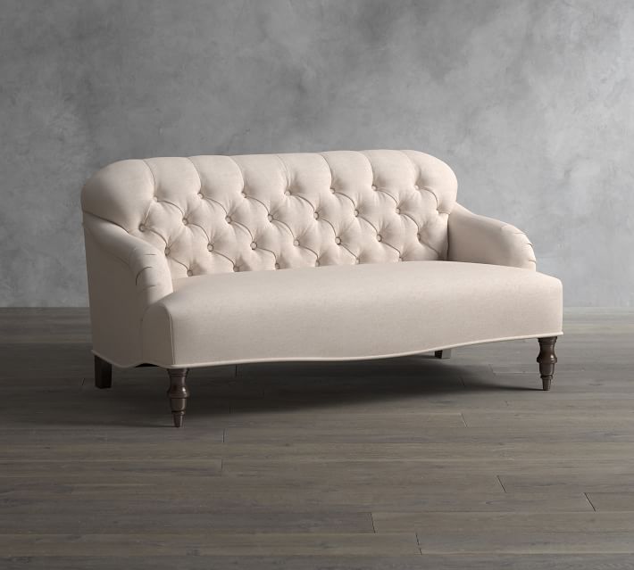Clara Upholstered Loveseat Pottery Barn Clara Upholstered Loveseat Pottery Barn
