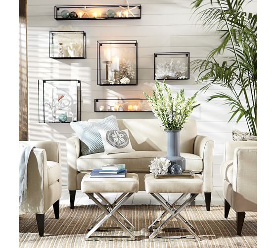 Marcel Upholstered Mini Sofa Pottery Barn Marcel Upholstered Mini Sofa Pottery Barn