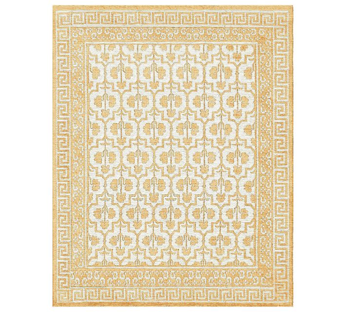 Braylin Hand Tufted Wool Rug Yellow Pottery Barn