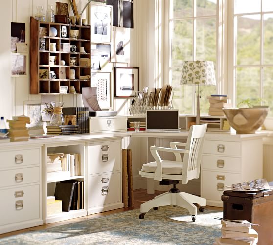 Build Your Own Bedford Modular Desk Pottery Barn