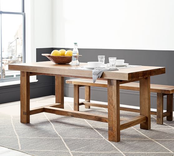 Reed Extending Dining Table Pottery Barn Reed Extending Dining Table Pottery Barn