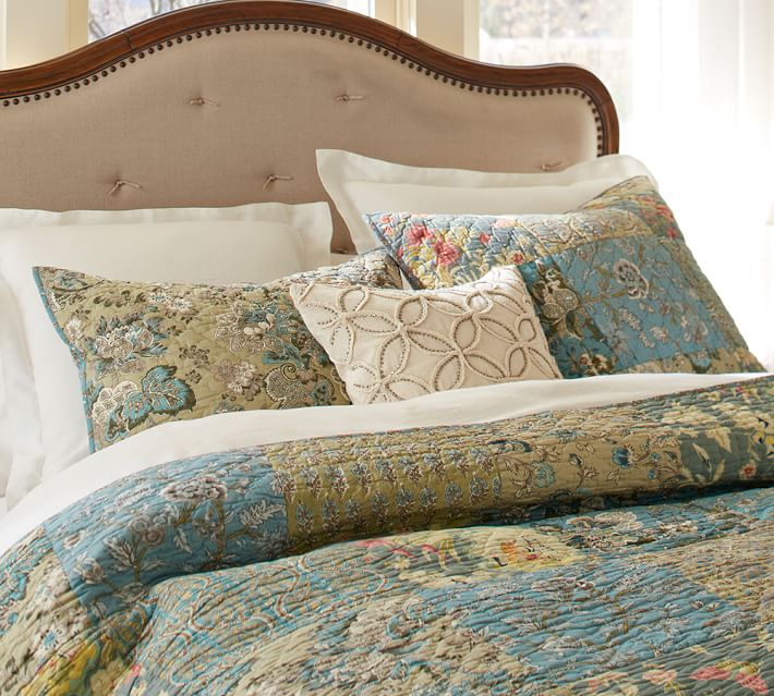 Neena Patchwork Cotton Quilt & Shams Pottery Barn