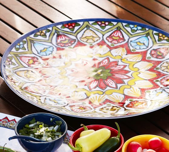 Talavera Melamine Serving Platter Pottery Barn Talavera Melamine Serving Platter