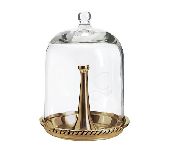 Glass Cloche Jewelry Storage Pottery Barn