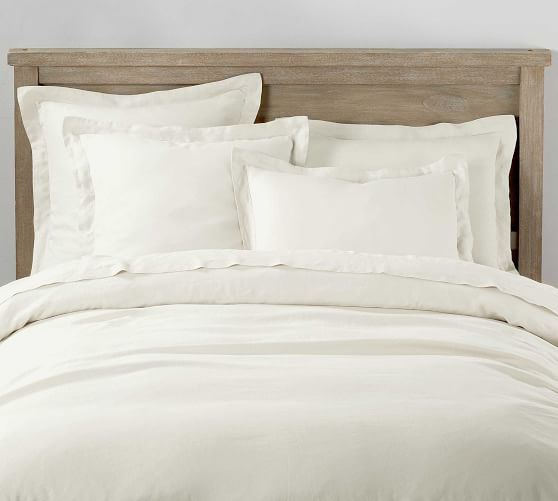 White Bedding Pottery Barn