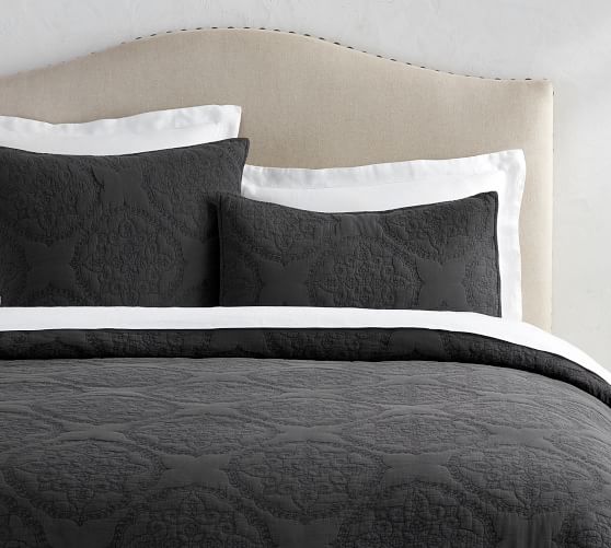 Gray Bedding Pottery Barn