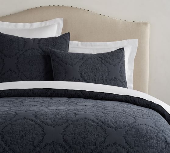 Gray Bedding Pottery Barn