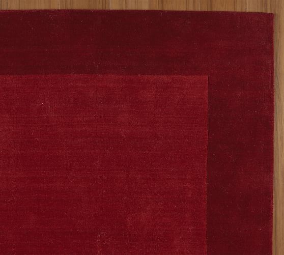 Henley Rug 3x5 Cranberry Pottery Barn
