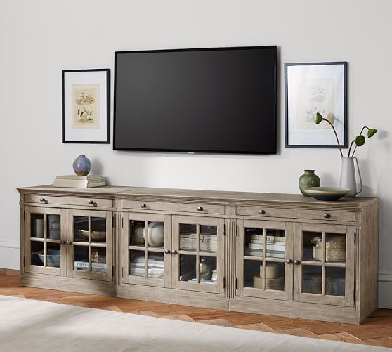 Livingston 105 Media Console Pottery Barn